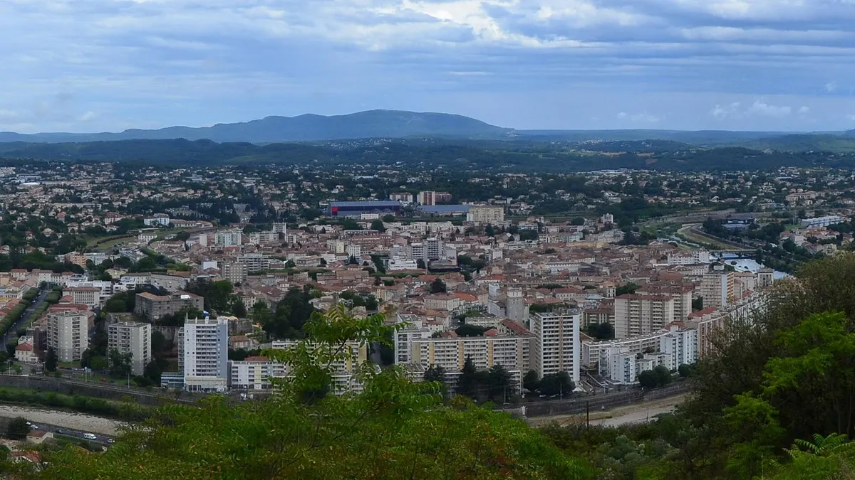 Alès — vue de la commune
