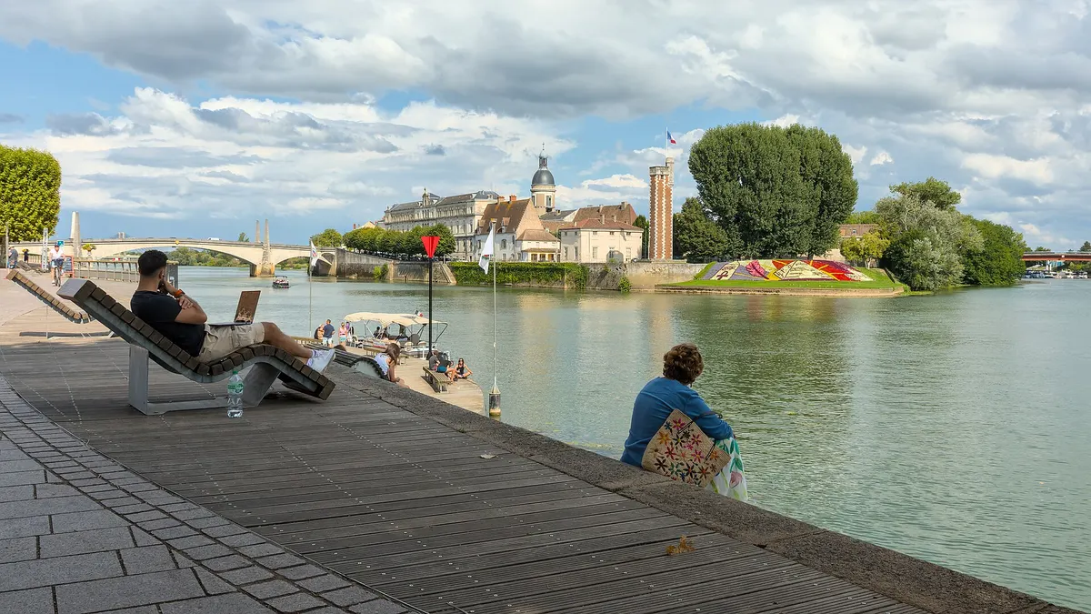 Chalon-sur-Saône — vue de la commune