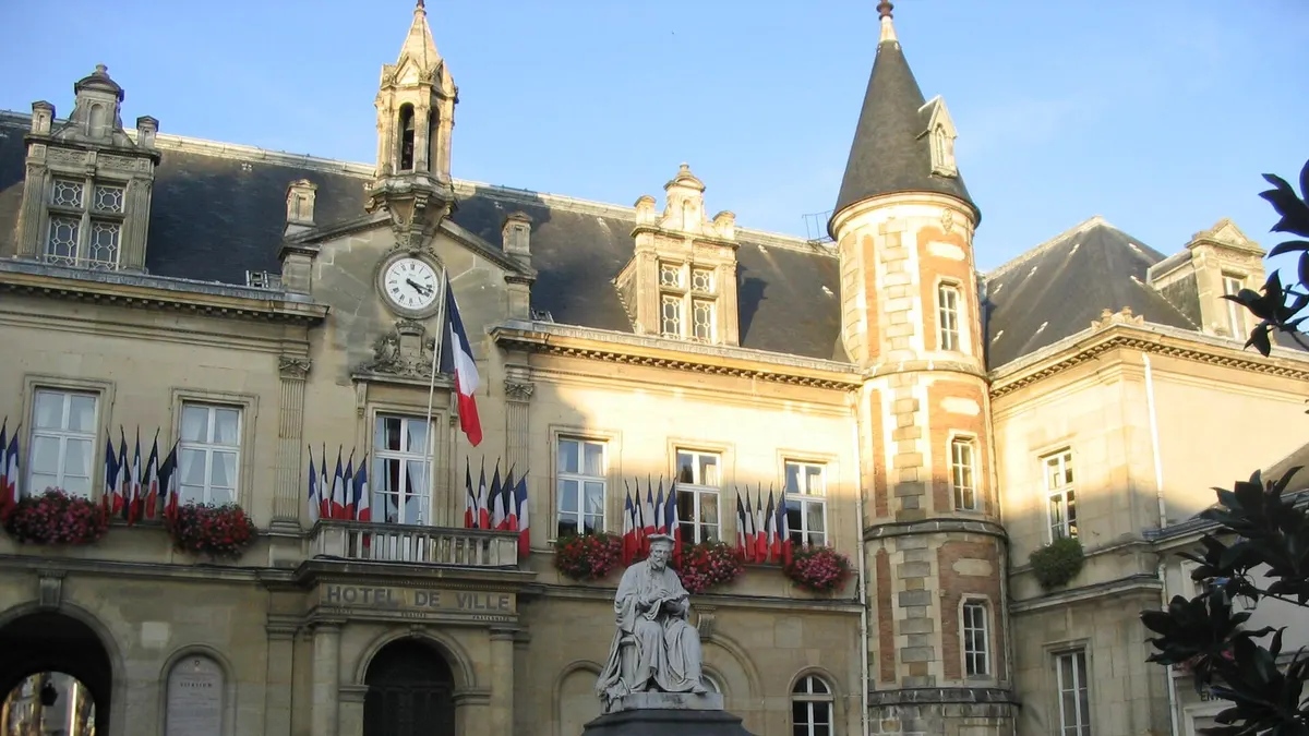Melun — vue de la commune