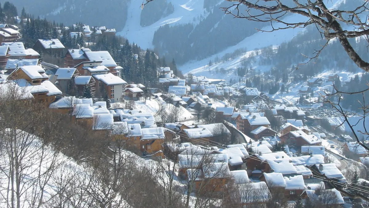 Méribel — vue de la commune