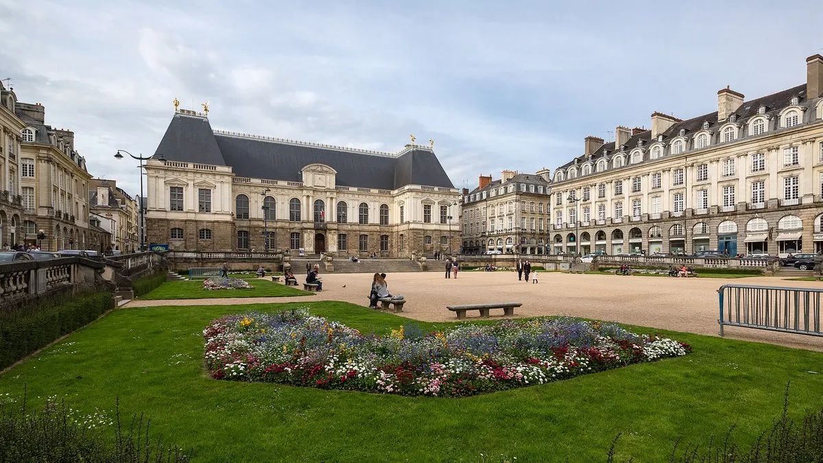 Rennes — vue de la commune
