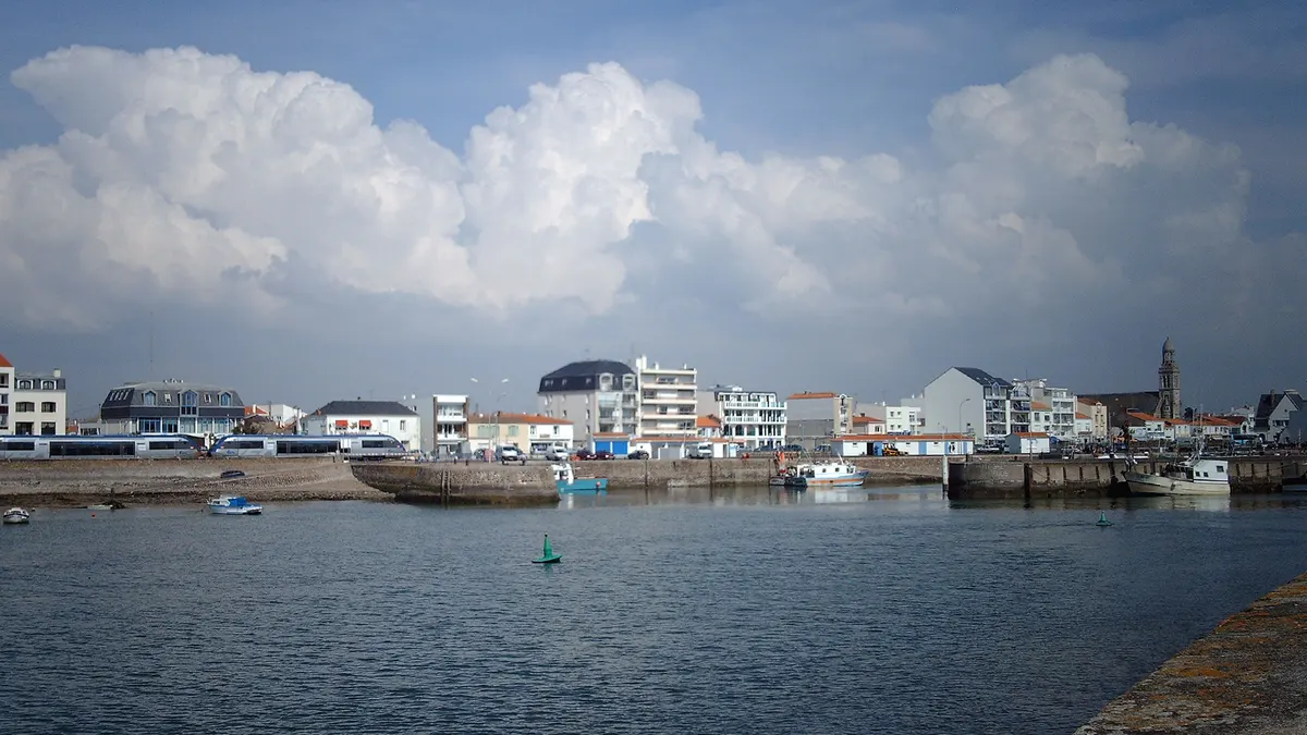 Saint-Gilles-Croix-de-Vie — vue de la commune