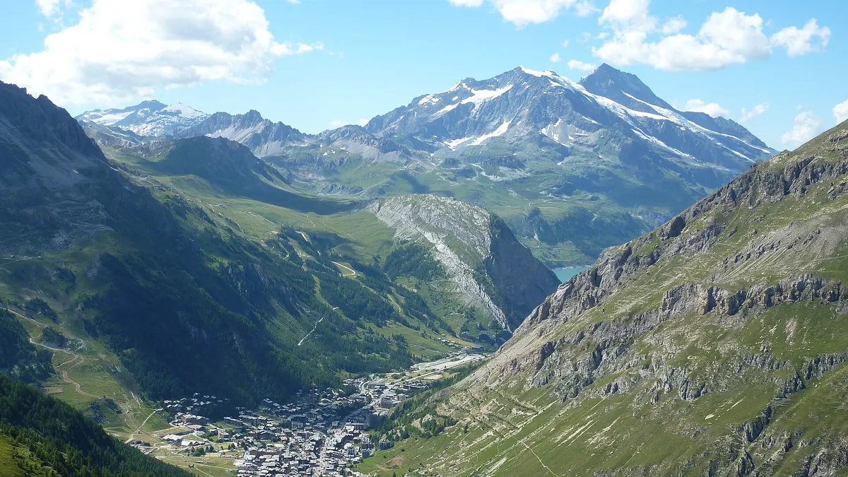 Val d'Isère — vue de la commune
