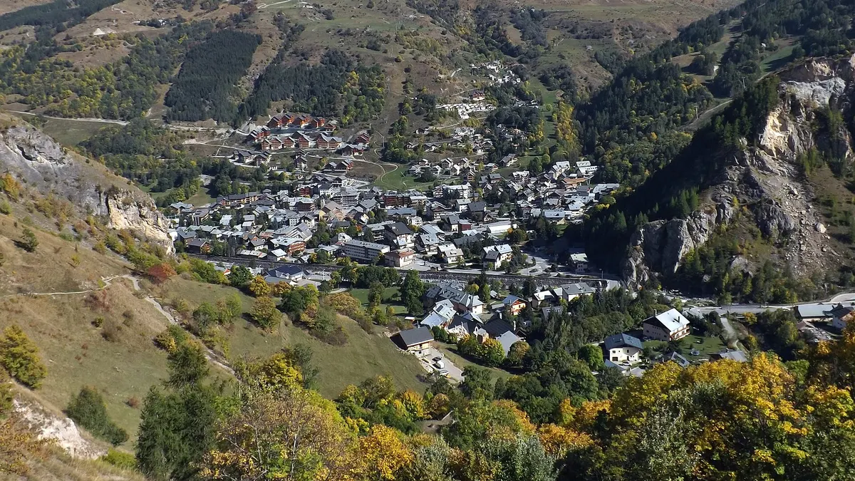 Valloire — vue de la commune